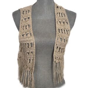 Tilly’s  Sweater Vest, Tan, S/M